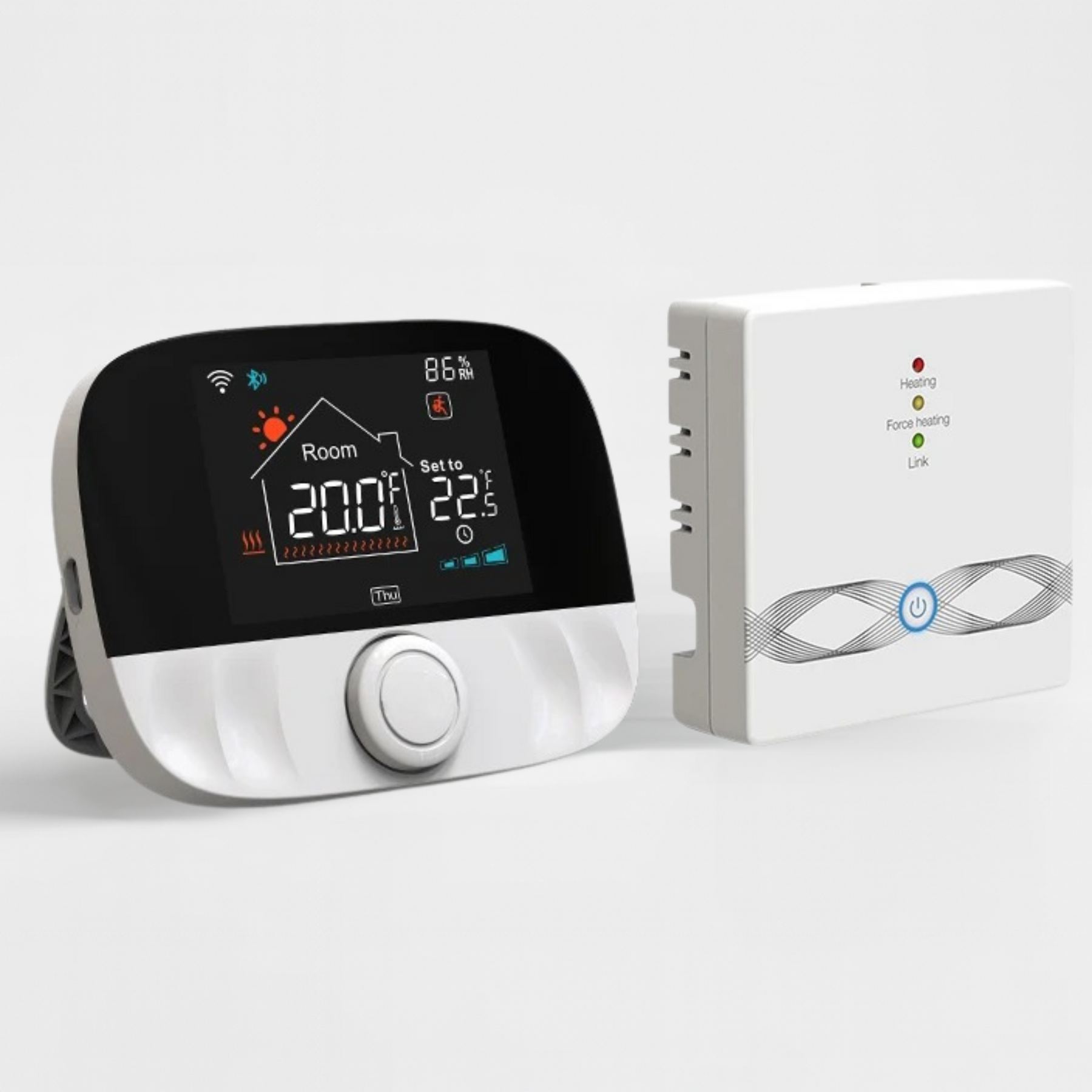 Thermostat Connecté Sans Fil - Contrôle Intelligent & Portable avec Récepteur RF 433 MHz