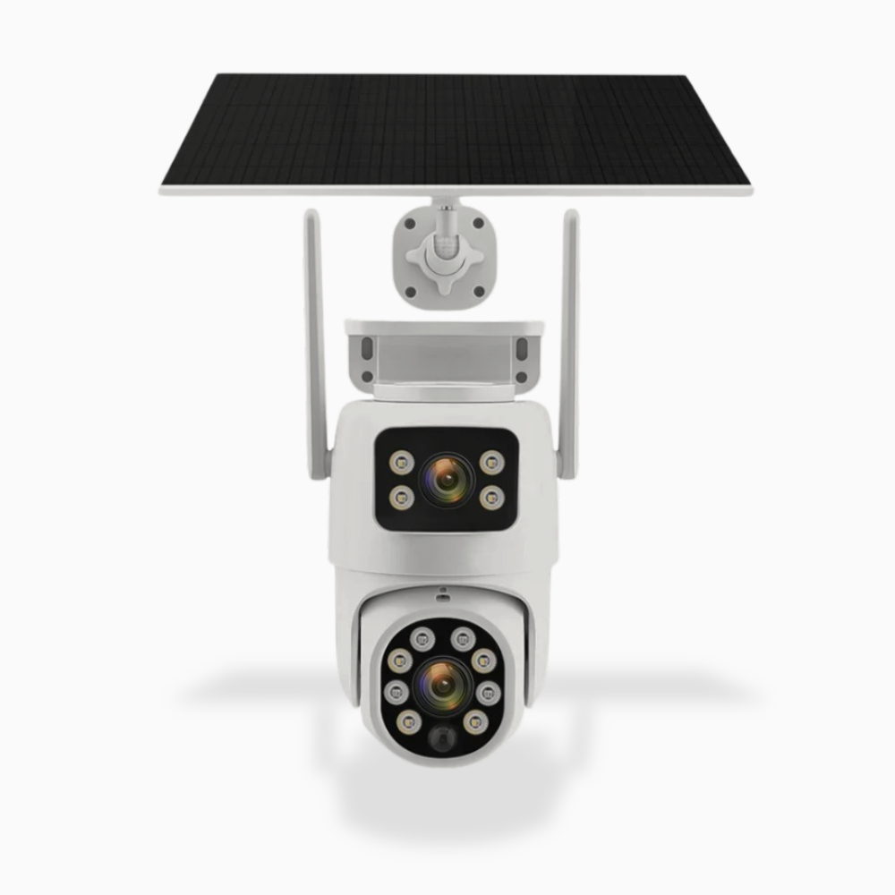 Caméra de surveillance solaire 4K Tuya PTZ Double Ojbjectif (8MP)