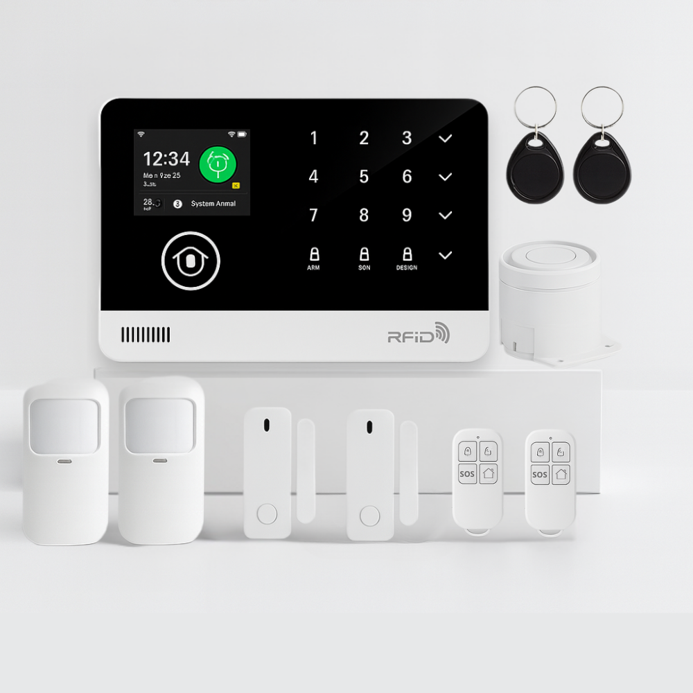 Kit Alarmes Maison Connectée WIFI/GSM - Système Sécurité Tuya