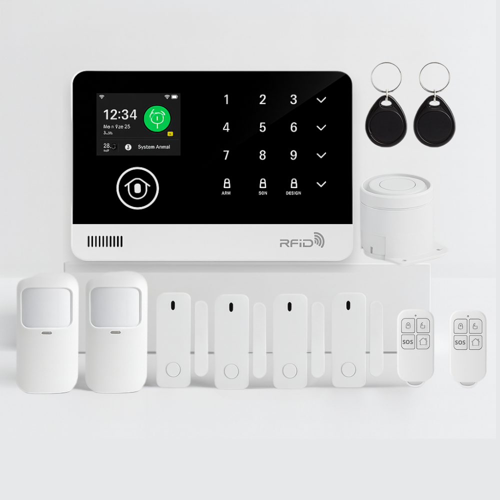 Kit Alarmes Maison Connectée WIFI/GSM - Système Sécurité Tuya