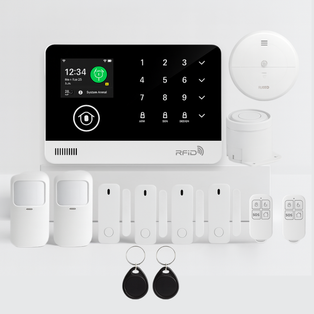 Kit Alarmes Maison Connectée WIFI/GSM - Système Sécurité Tuya