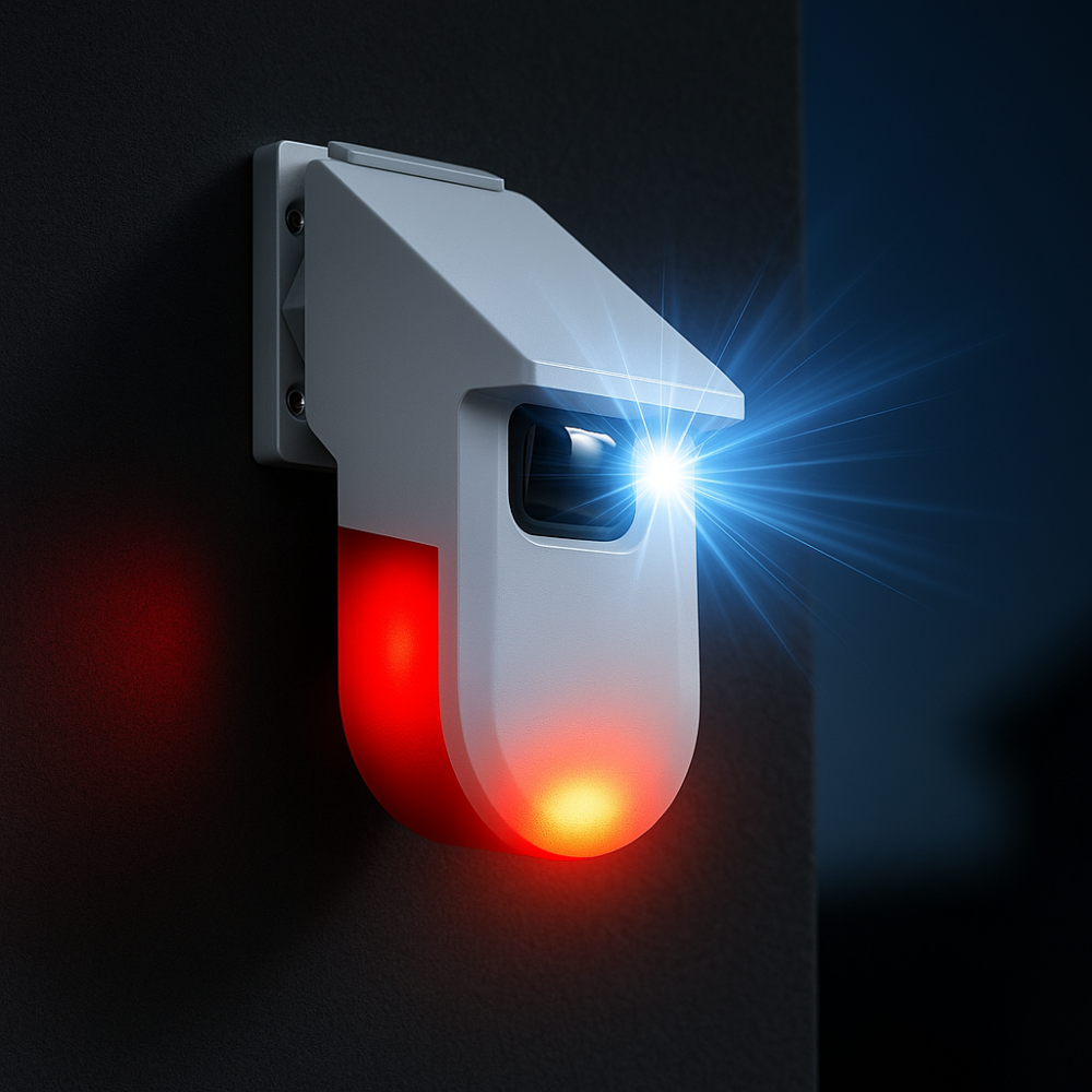 Sirène & flash dissuasif 100 dB