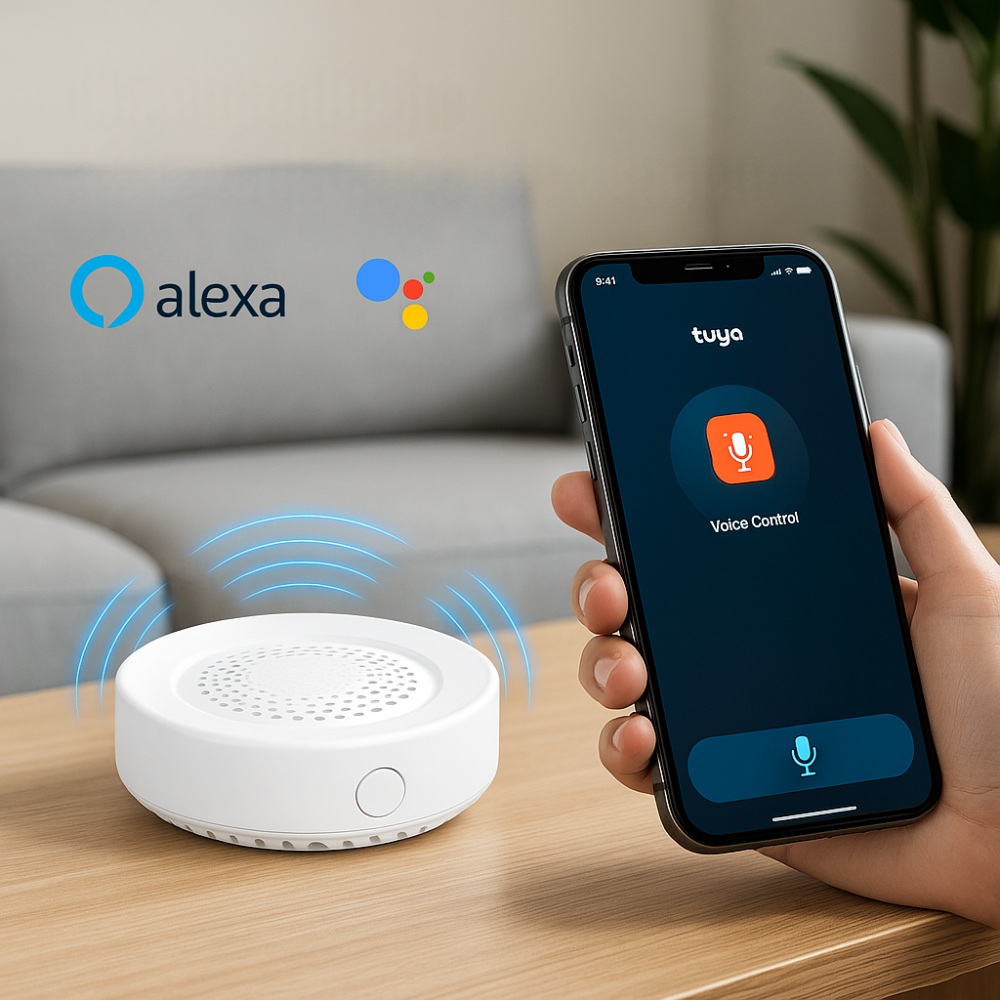 Alarme Intérieure Connectée WiFi/Zigbee – Sirène 100 dB Tuya