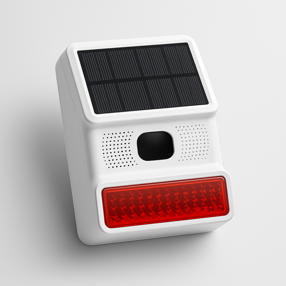 Alarme Extérieur Solaire WIFI 120db Tuya | Détecteur PIR, Étanche