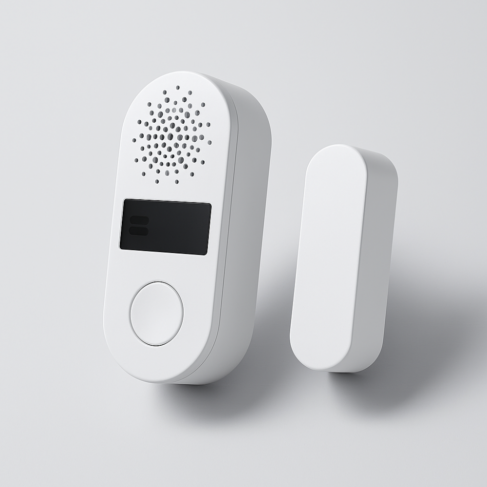 Détecteur d'Ouverture Porte & Fenêtre Connecté WIFI/Zigbee Tuya avec Alarme