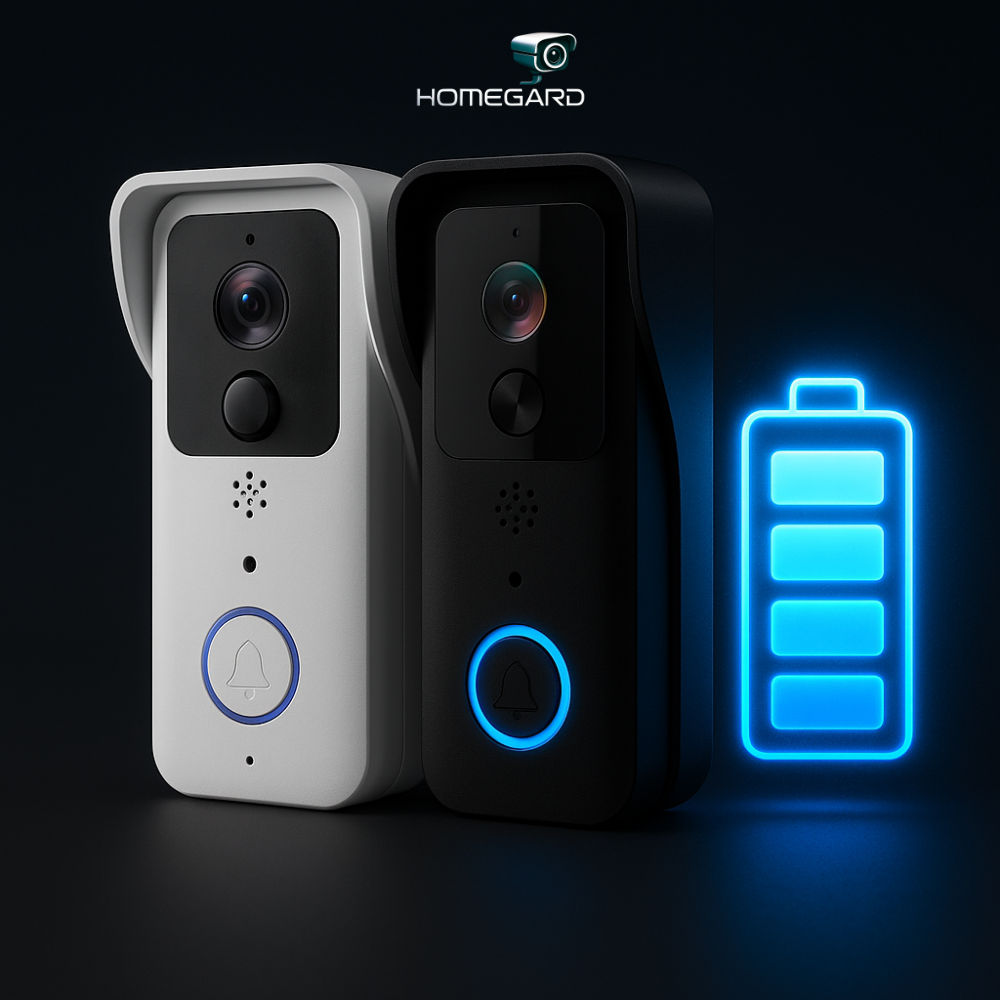 Sonnette vidéo sans fil 1080P Tuya – Visiophone WiFi connecté avec caméra Full HD