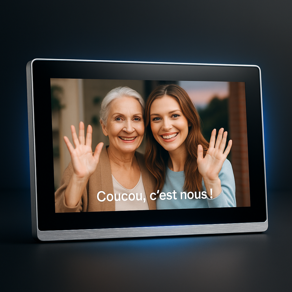 Interphone Vidéo Connectée WiFi Tuya avec Écran Tactile 10 Pouces