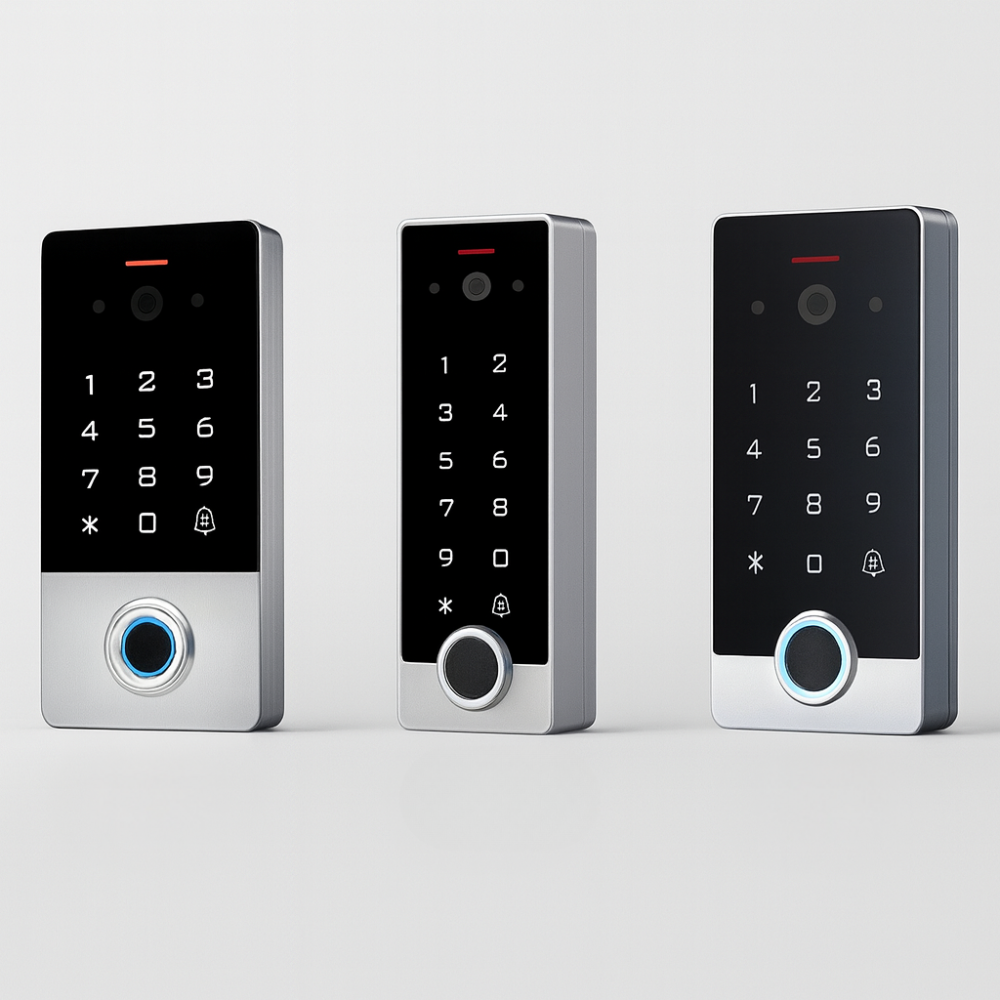 Visiophone Connecté WiFi Tuya avec Digicode & Empreinte digitale