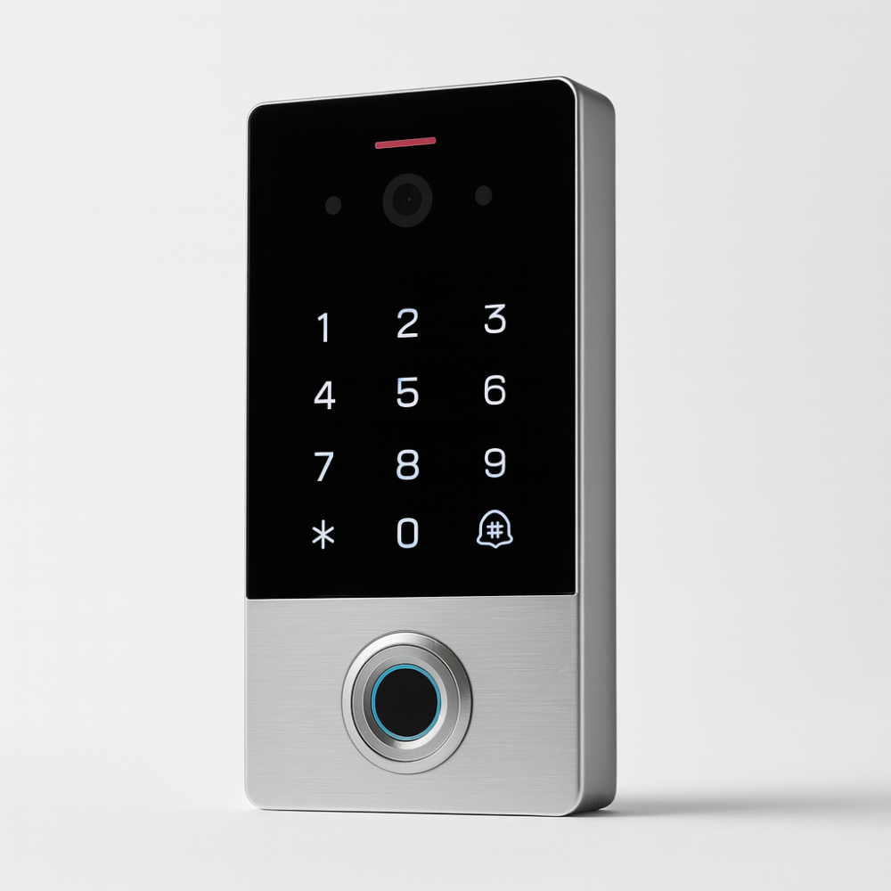 Visiophone Connecté WiFi Tuya avec Digicode & Empreinte digitale