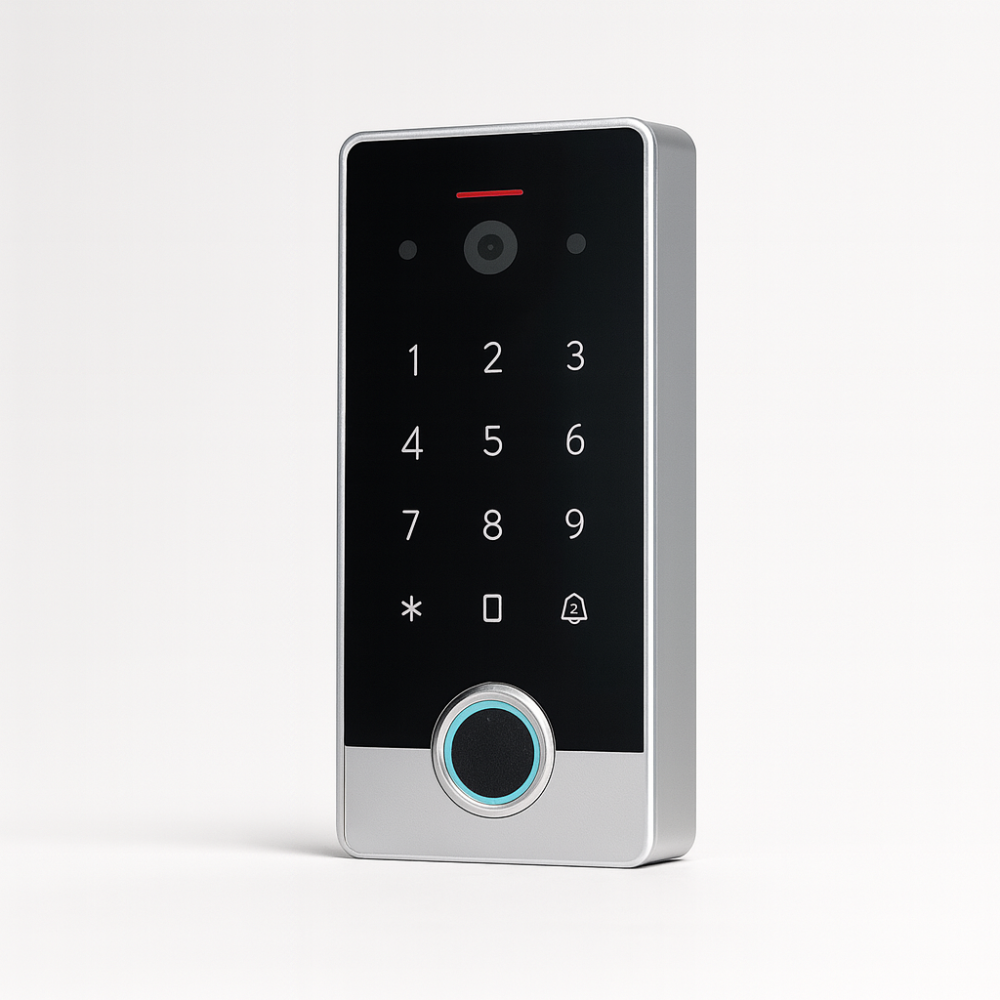 Visiophone Connecté WiFi Tuya avec Digicode & Empreinte digitale