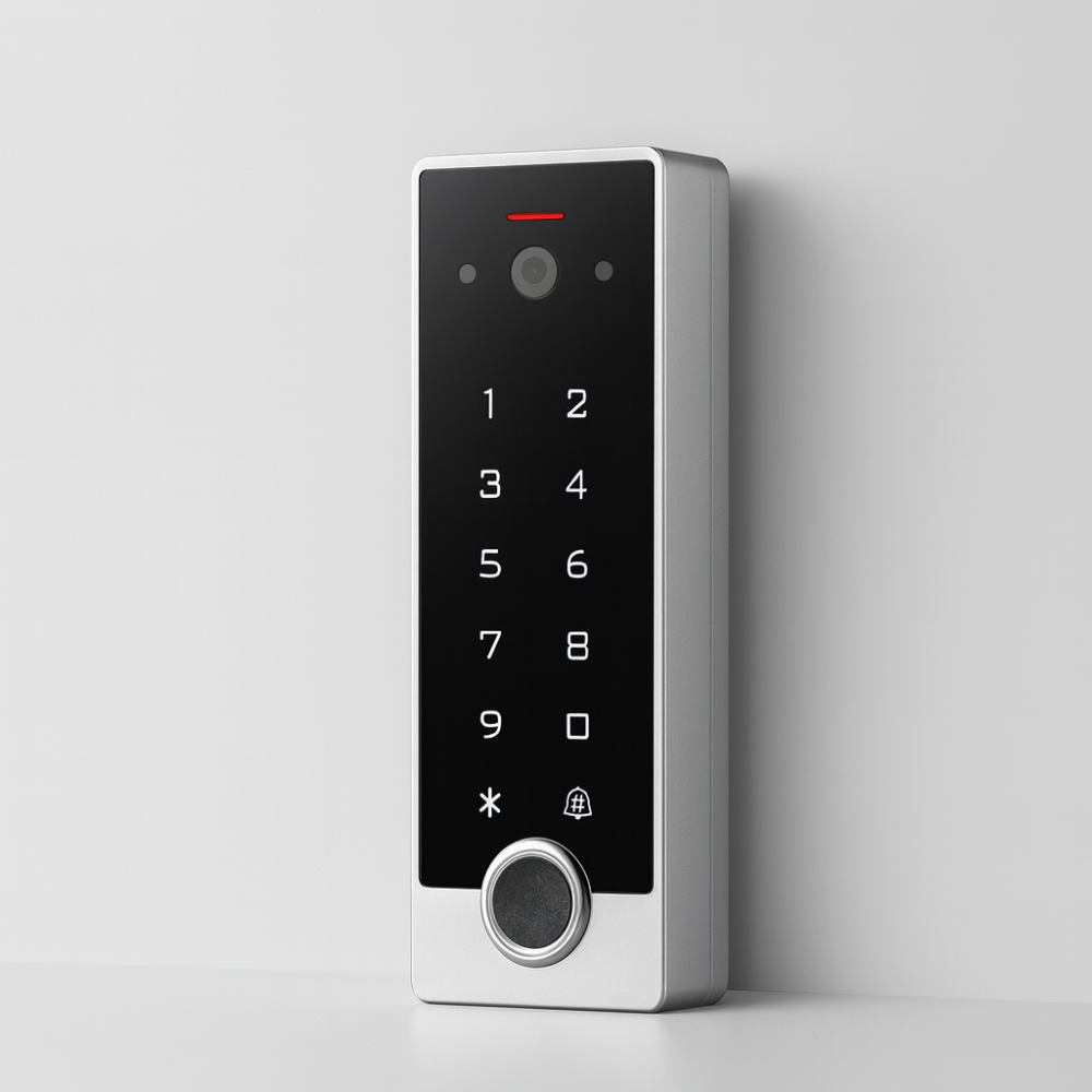 Visiophone Connecté WiFi Tuya avec Digicode & Empreinte digitale