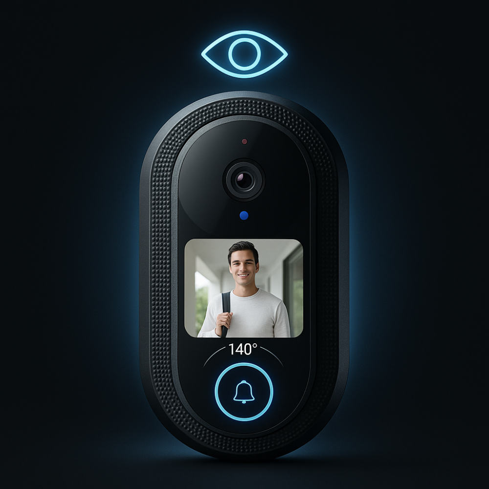 🎥 Caméra HD avec vision nocturne