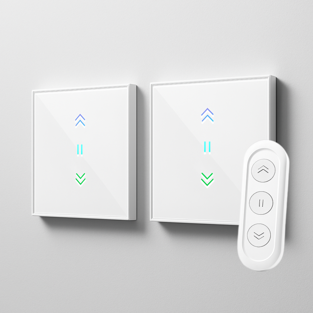 Interrupteur Volet Roulant Connecté WIFI Tuya avec Télécommande - Alexa/Google Home