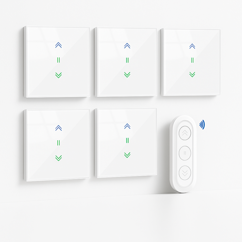 Interrupteur Volet Roulant Connecté WIFI Tuya avec Télécommande - Alexa/Google Home