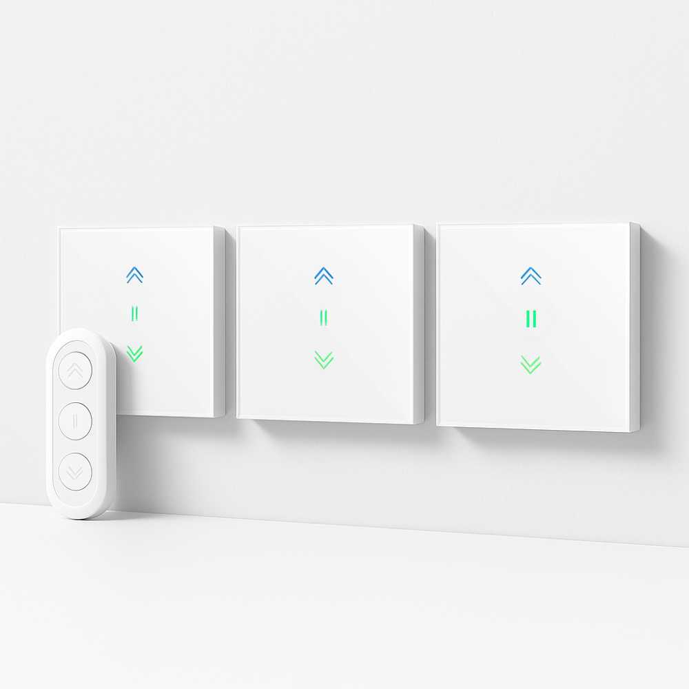 Interrupteur Volet Roulant Connecté WIFI Tuya avec Télécommande - Alexa/Google Home