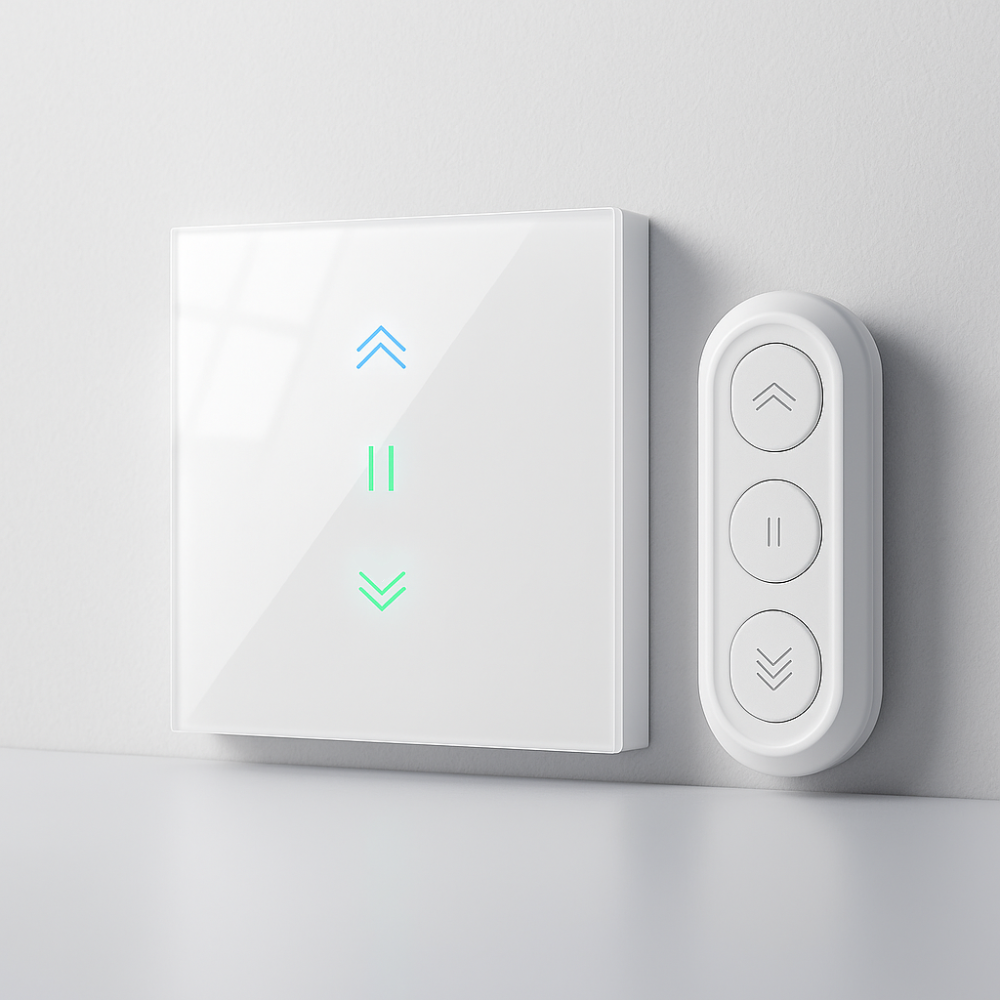 Interrupteur Volet Roulant Connecté WIFI Tuya avec Télécommande - Alexa/Google Home