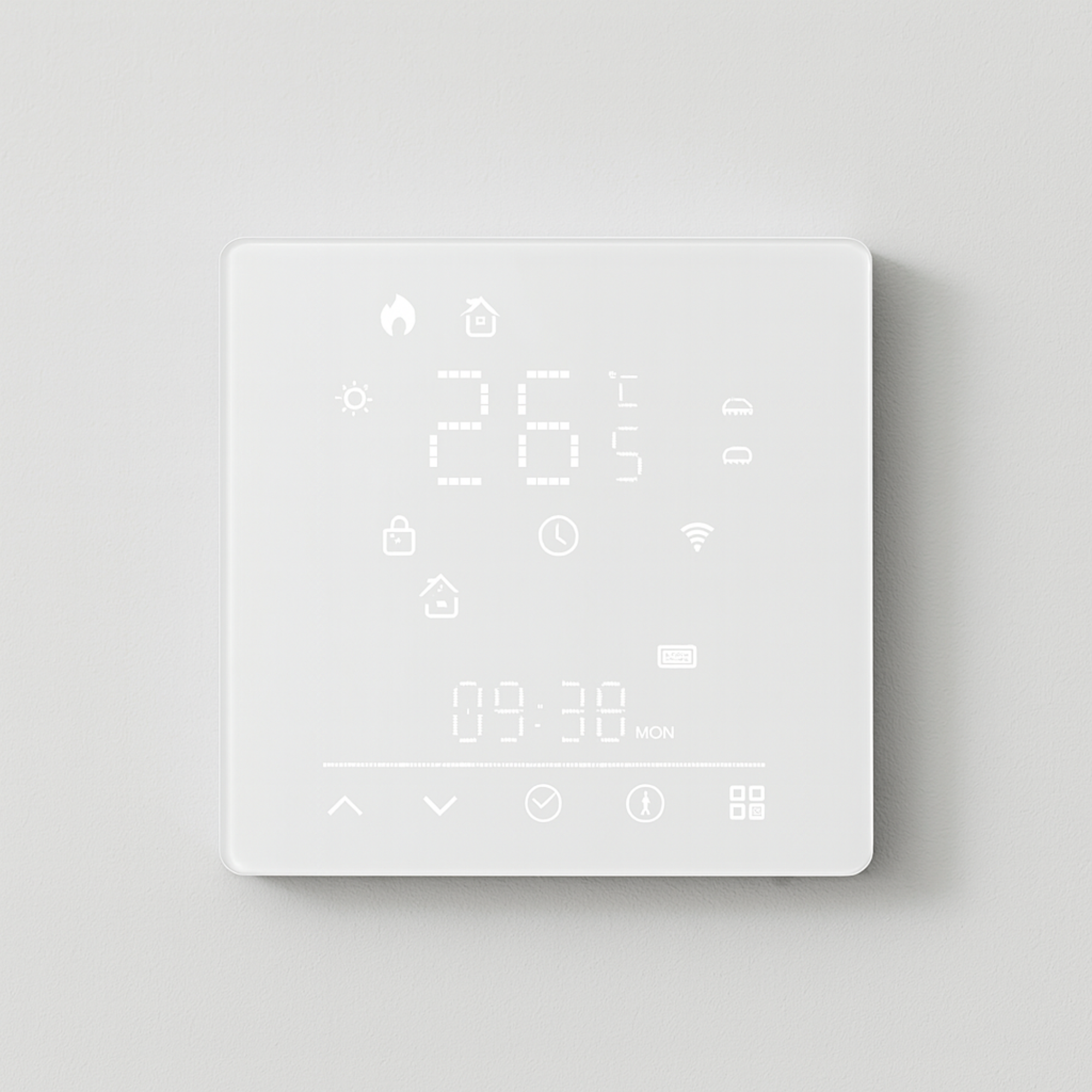 Thermostat Connectée WIFI Matter Tuya - Chauffage électrique, gaz & plancher chauffant
