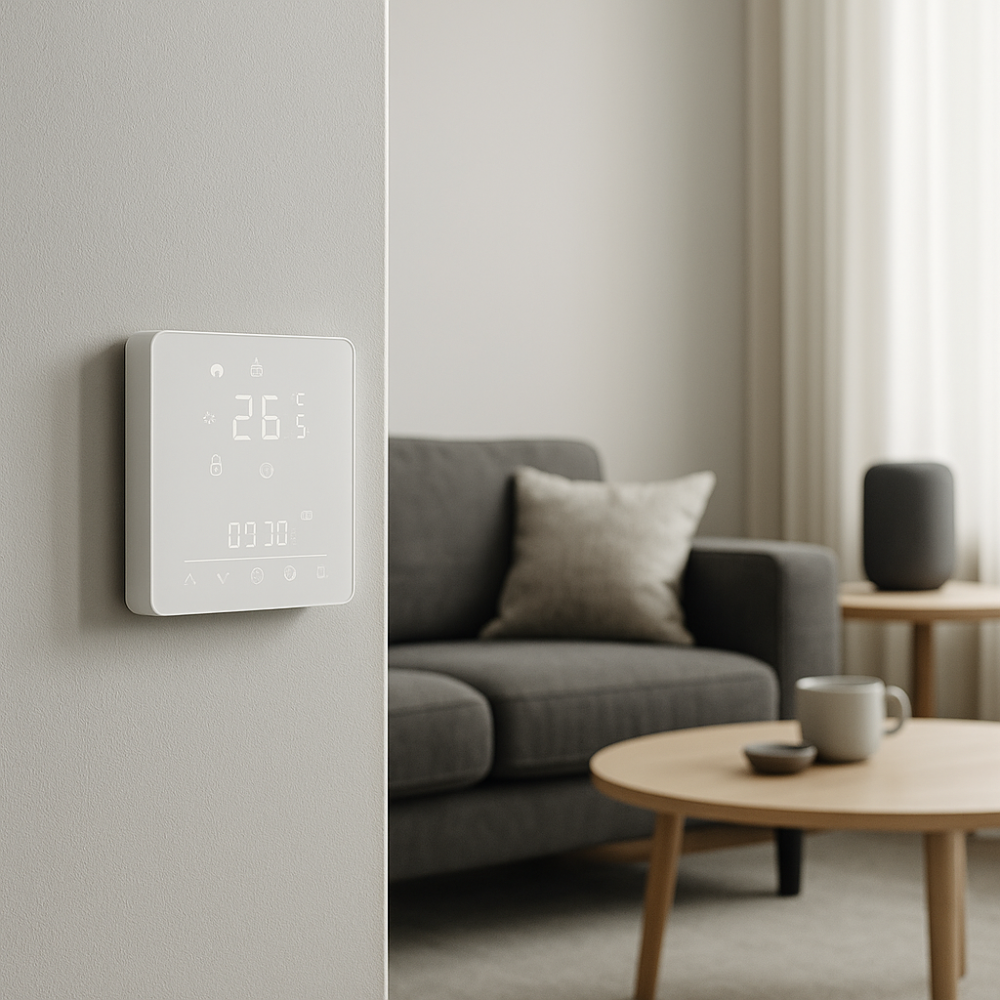 Thermostat Connectée WIFI Matter Tuya - Chauffage électrique, gaz & plancher chauffant