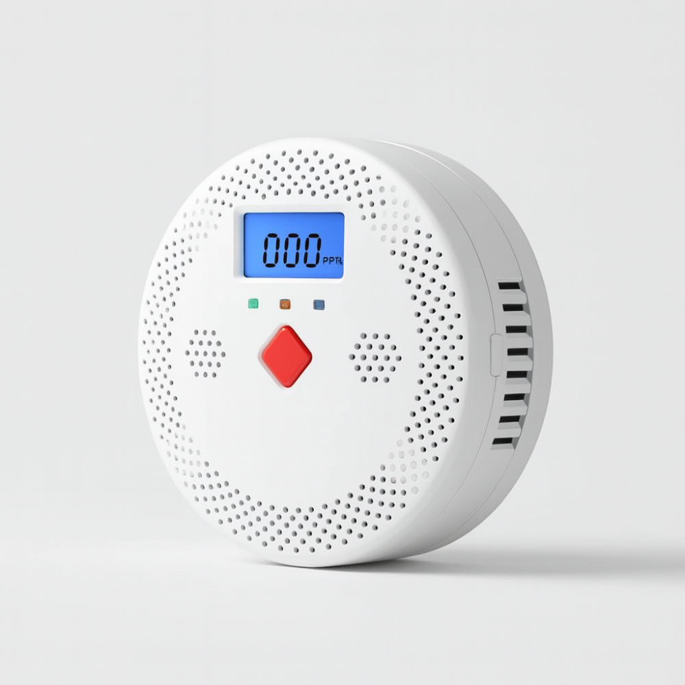 Détecteur de monoxyde de carbone connecté WIFI Tuya | Alarme CO Intelligente avec sirène et écran LCD