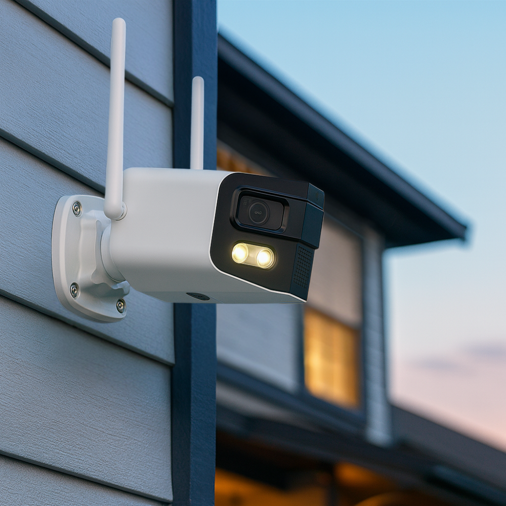 Caméra de surveillance extérieur Grand Angle 180° 4K (8MP) Tuya