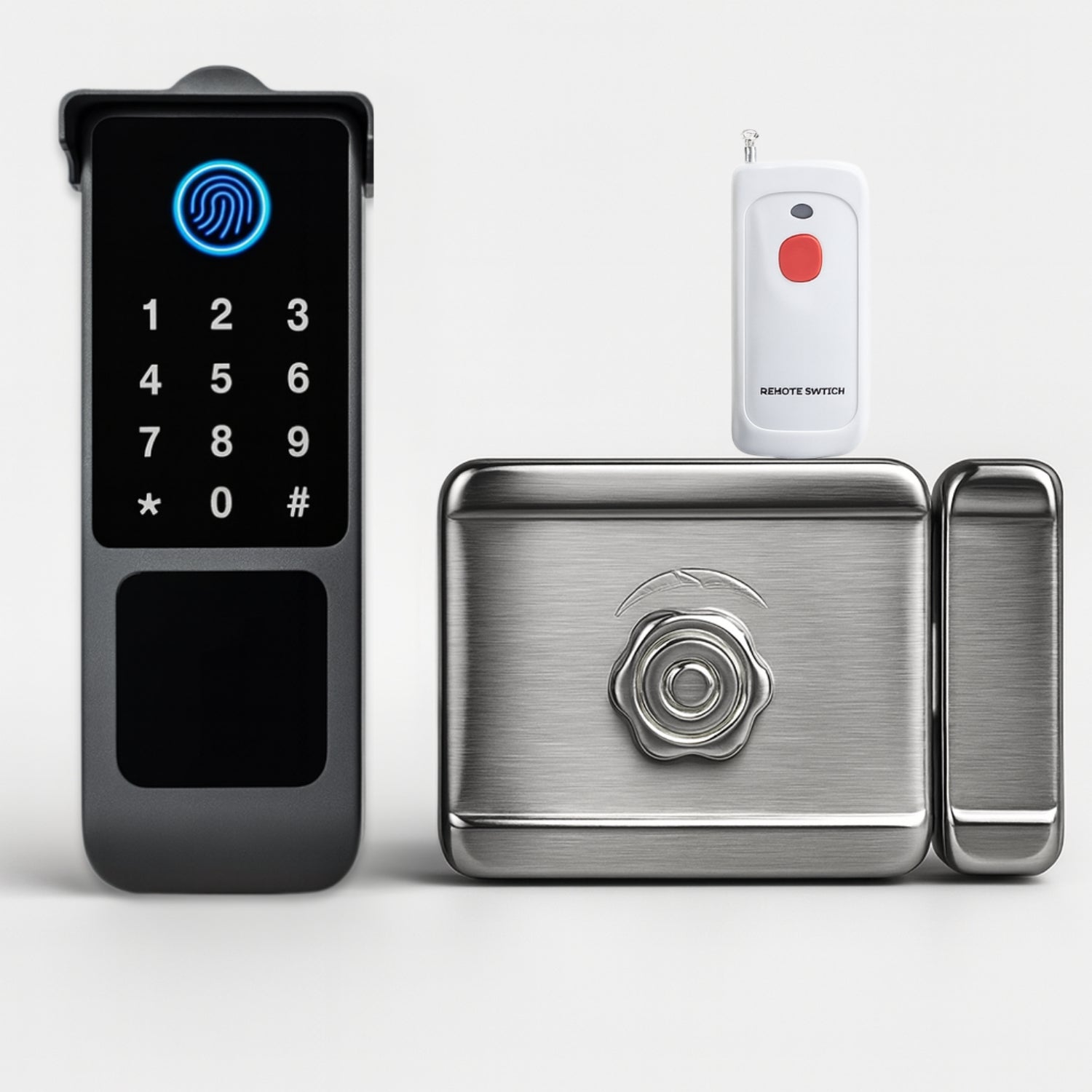 Serrure connectée extérieure étanche IP66 | Empreinte, Code, Carte, Application & Clé