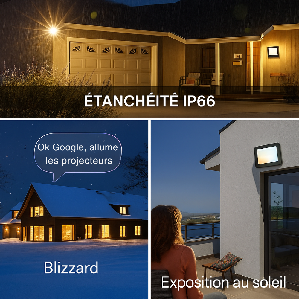 🌦️ Étanchéité IP66