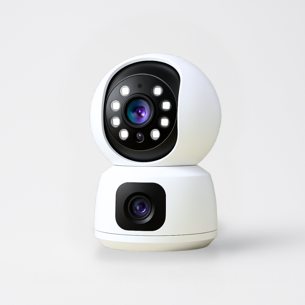 Caméra de Surveillance Intérieur 360° 4K (8MP) Tuya | Double Objectif avec suivi IA