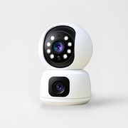 Caméra de Surveillance Intérieur 360° 4K (8MP) Tuya | Double Objectif avec suivi IA