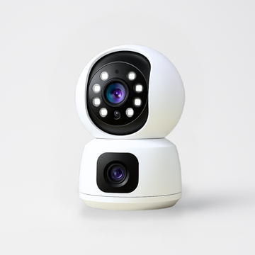 Caméra de Surveillance Intérieur 360° 4K (8MP) Tuya | Double Objectif avec suivi IA