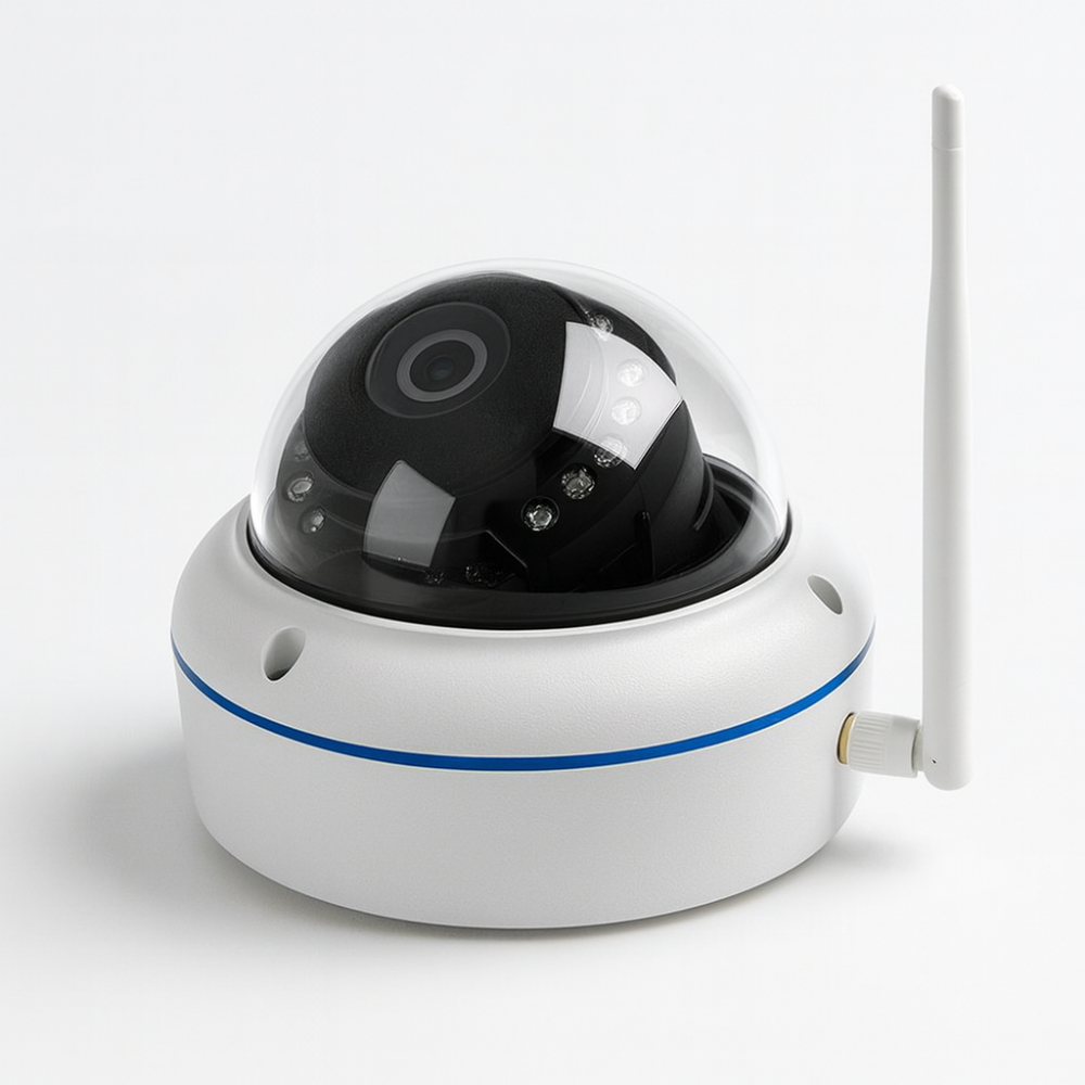 Caméra Dôme Extérieur UHD (5MP) Tuya | Vision Nocturne & Détection IA