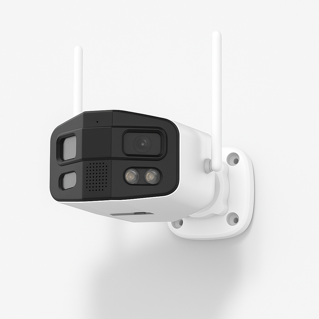 Caméra de surveillance extérieur Grand Angle 180° 4K (8MP) Tuya