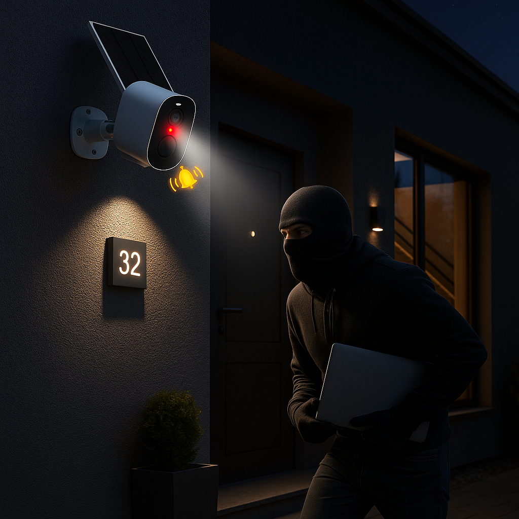 Vision Nocturne Couleur avec Projecteur LED