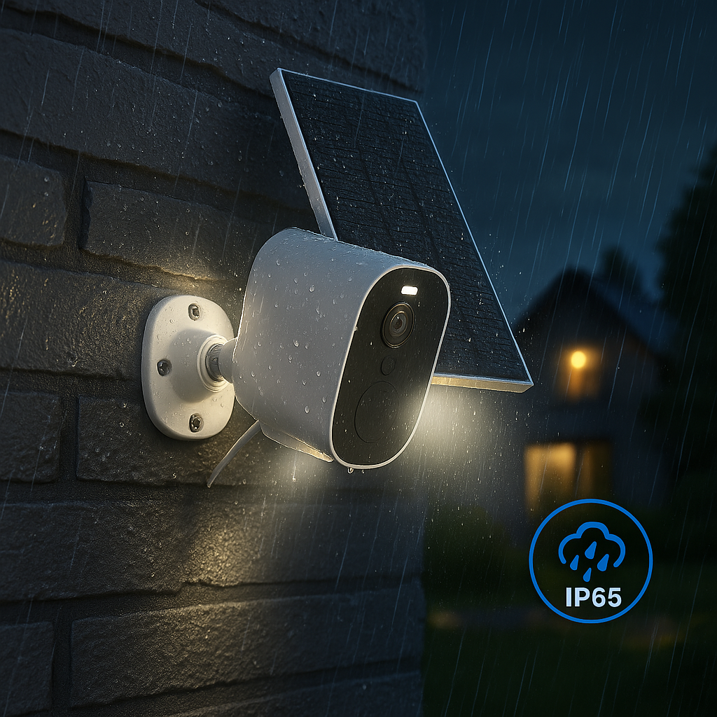 Caméra de Surveillance solaire extérieur 2K WIFI Tuya