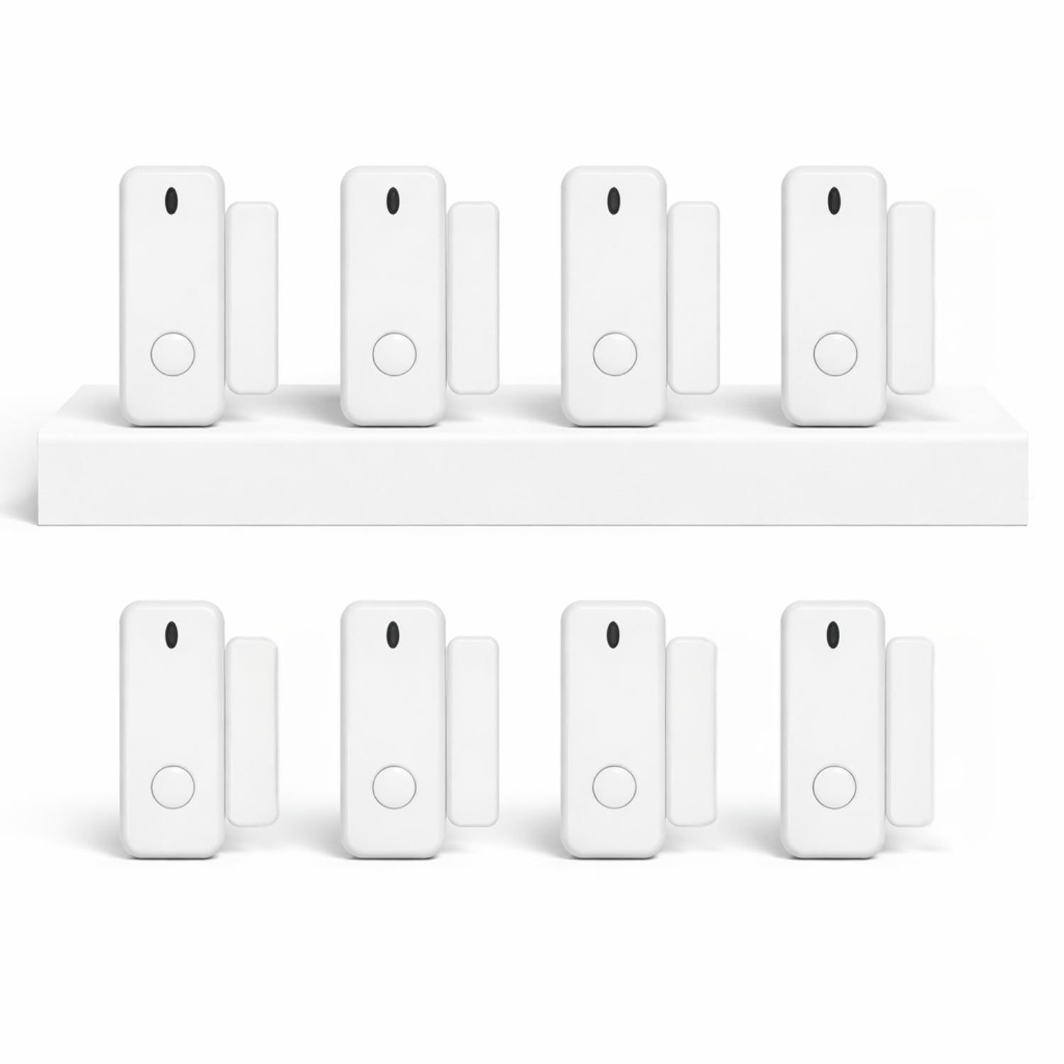 Détecteur d’Ouverture Porte et Fenêtre Sans Fil 433 MHz – Compatible Système d’Alarme Maison