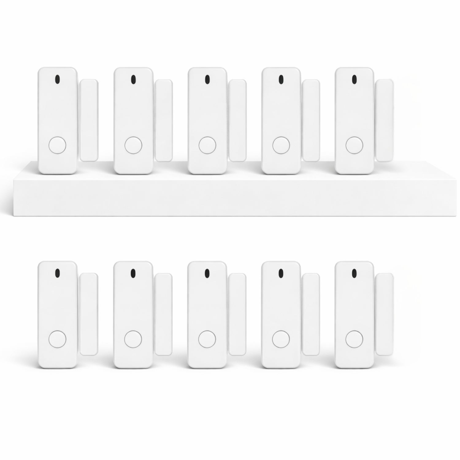 Détecteur d’Ouverture Porte et Fenêtre Sans Fil 433 MHz – Compatible Système d’Alarme Maison